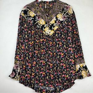 Free People Wildflower Fields Henley Top